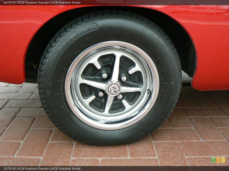 1978 MG MGB Roadster Wheels and Tires