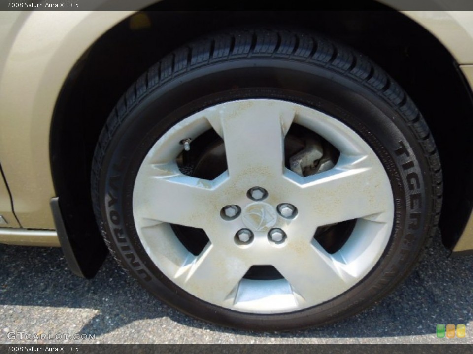 2008 Saturn Aura XE 3.5 Wheel and Tire Photo #69138284