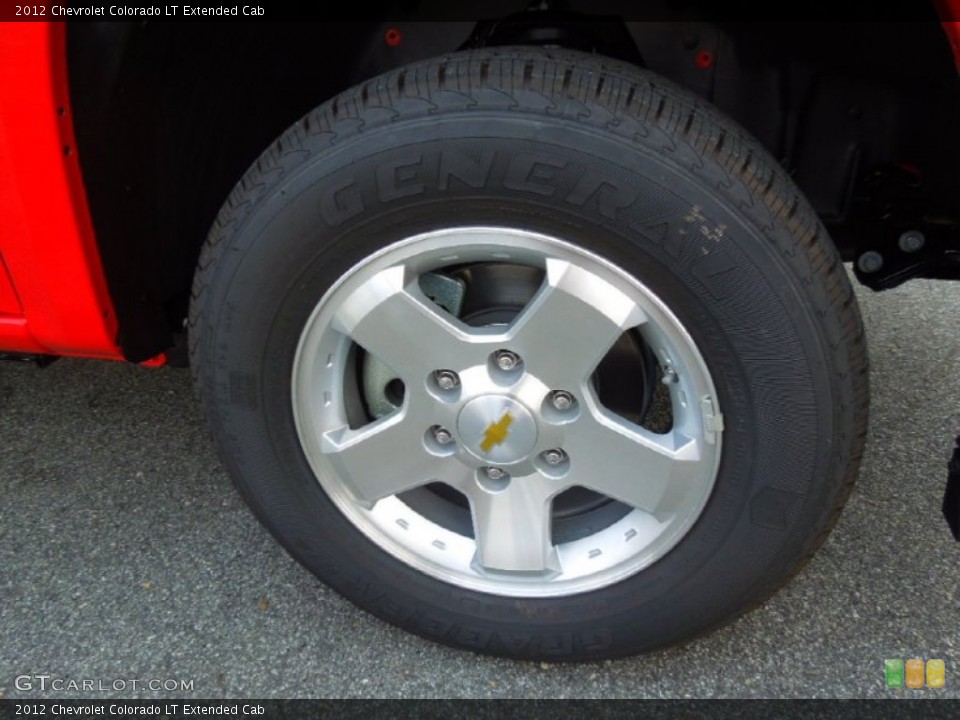 2012 Chevrolet Colorado LT Extended Cab Wheel and Tire Photo #69138935