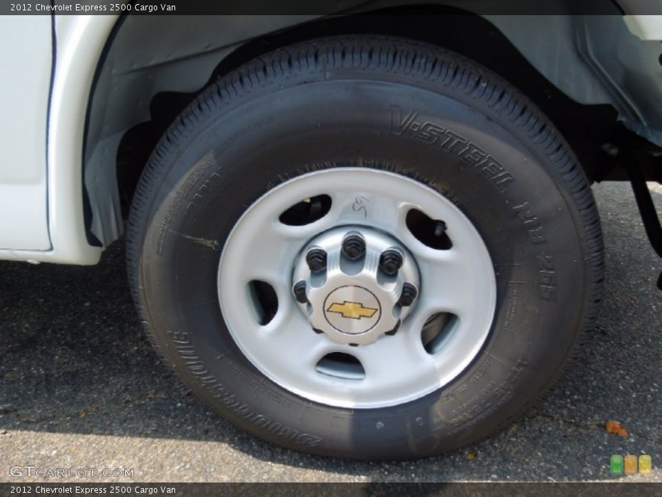 2012 Chevrolet Express 2500 Cargo Van Wheel and Tire Photo #69139157
