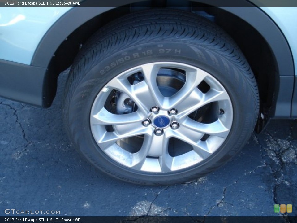 2013 Ford Escape SEL 1.6L EcoBoost 4WD Wheel and Tire Photo #69146291
