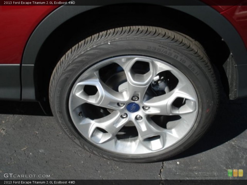 2013 Ford Escape Titanium 2.0L EcoBoost 4WD Wheel and Tire Photo #69146420