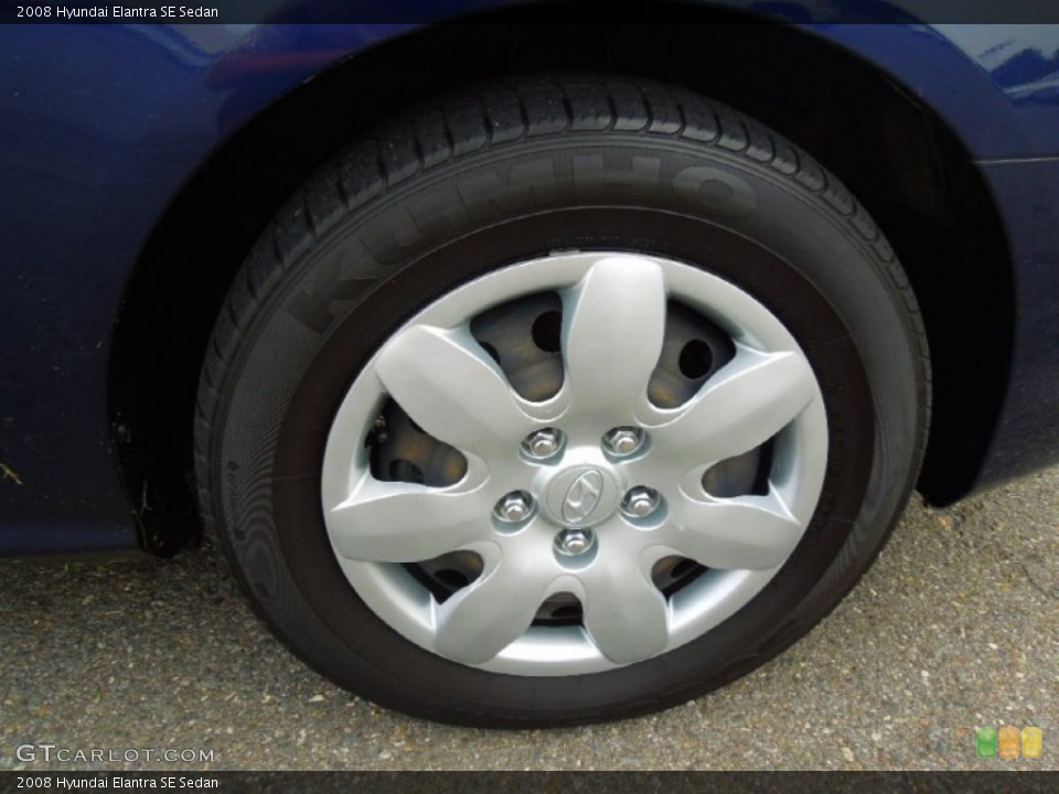 2008 Hyundai Elantra SE Sedan Wheel and Tire Photo #69152341