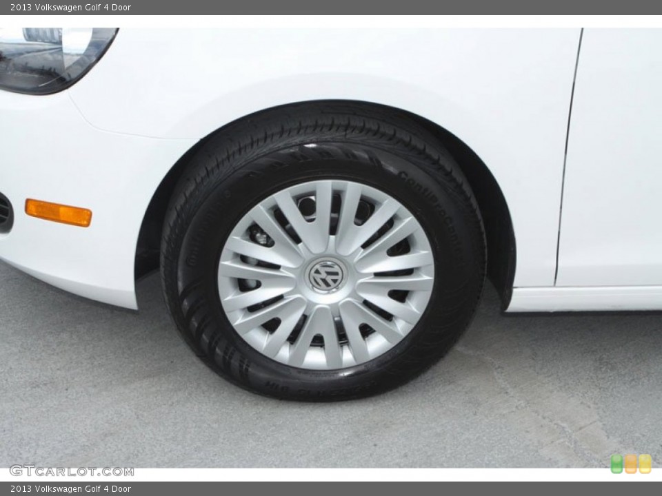 2013 Volkswagen Golf 4 Door Wheel and Tire Photo #69165508
