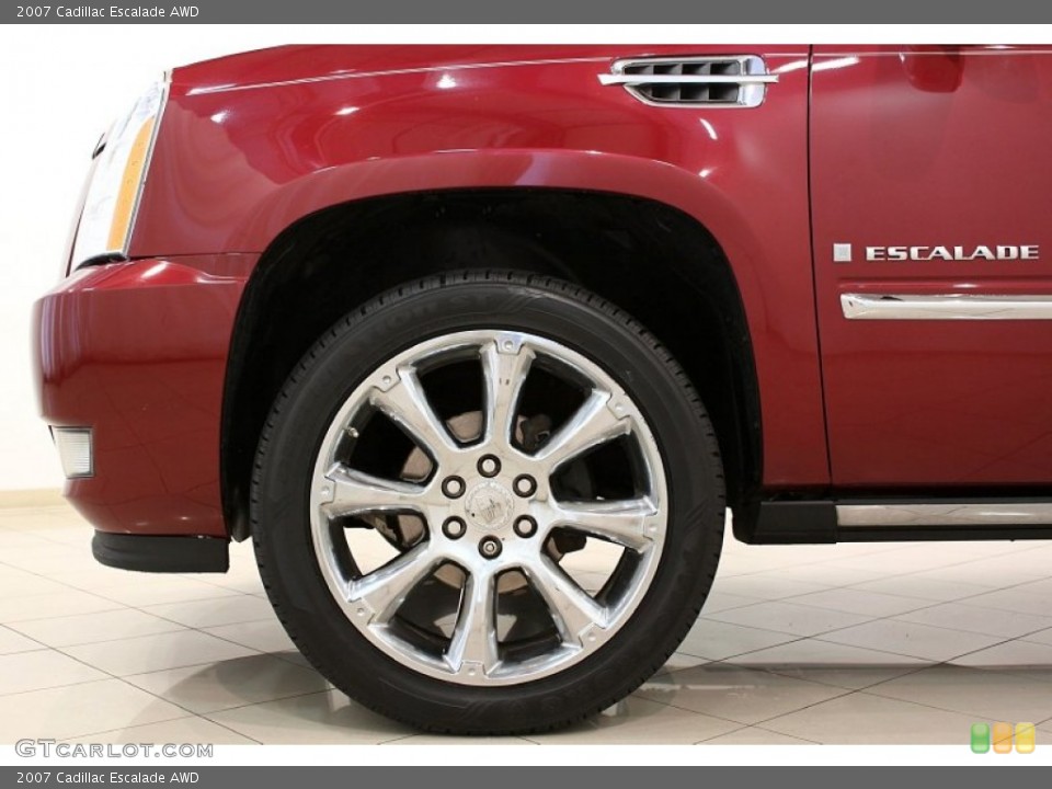 2007 Cadillac Escalade AWD Wheel and Tire Photo #69166811