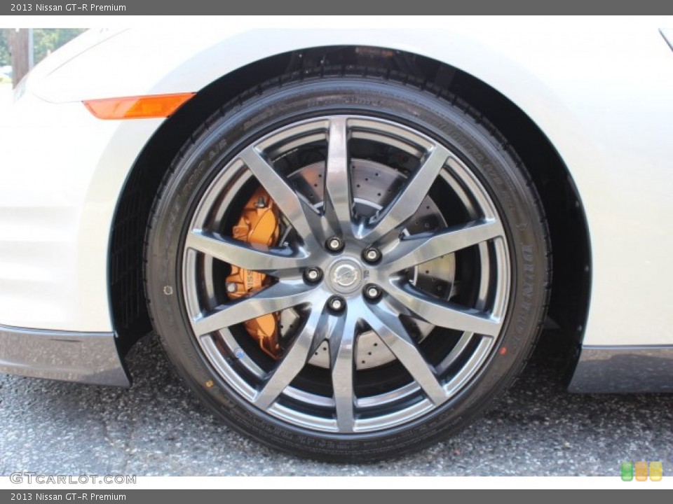 2013 Nissan GT-R Premium Wheel and Tire Photo #69174691