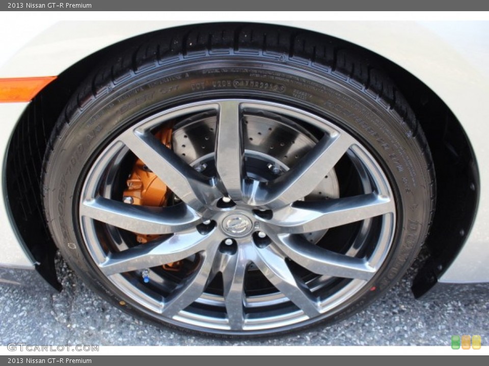 2013 Nissan GT-R Premium Wheel and Tire Photo #69174696