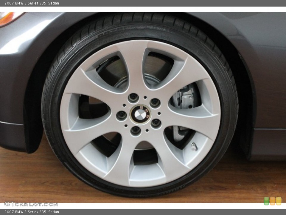 2007 BMW 3 Series 335i Sedan Wheel and Tire Photo #69175070