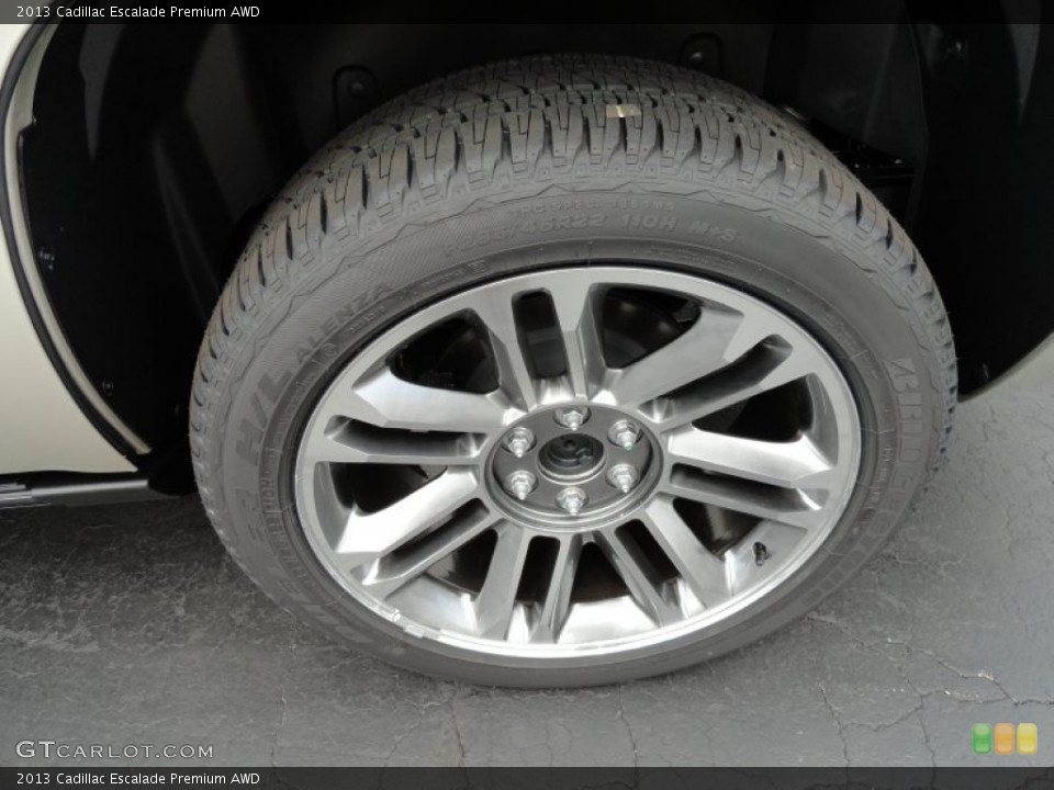 2013 Cadillac Escalade Premium AWD Wheel and Tire Photo #69175967