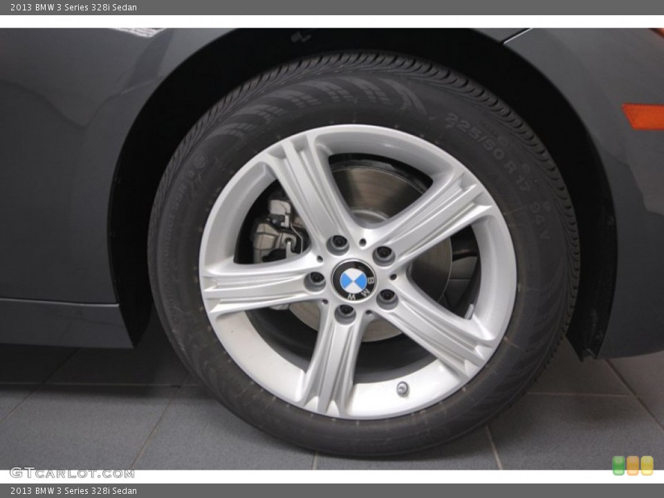 2013 BMW 3 Series 328i Sedan Wheel and Tire Photo #69177868