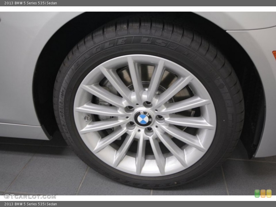 2013 BMW 5 Series 535i Sedan Wheel and Tire Photo #69178075