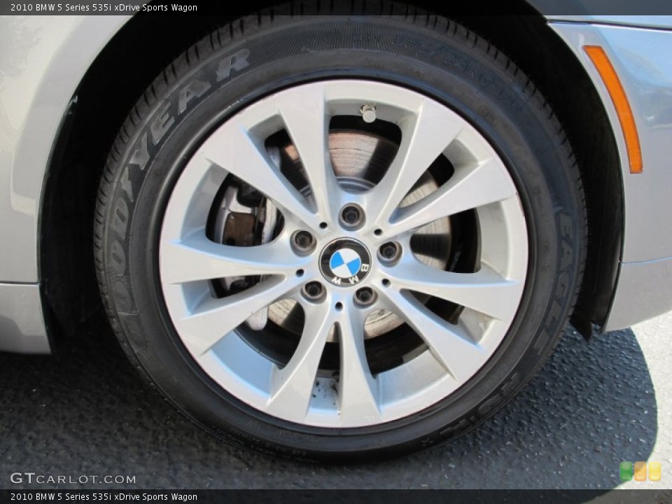 2010 BMW 5 Series 535i xDrive Sports Wagon Wheel and Tire Photo #69184997