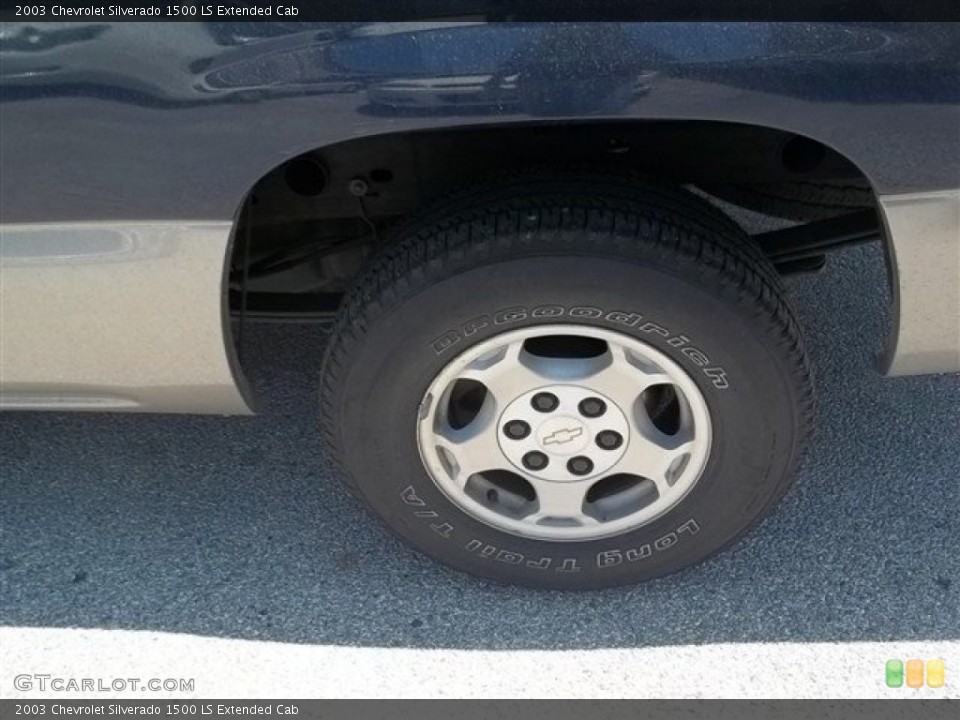 2003 Chevrolet Silverado 1500 LS Extended Cab Wheel and Tire Photo #69186676