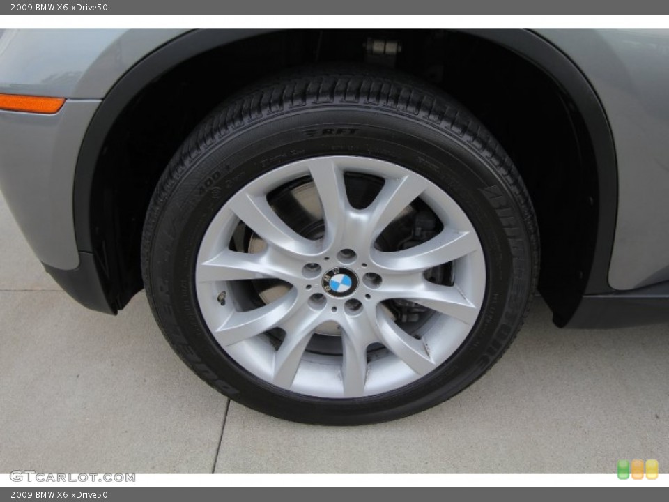 2009 BMW X6 xDrive50i Wheel and Tire Photo #69190024