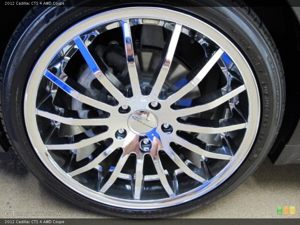 2012 Cadillac CTS Custom Wheel and Tire Photo #69199840