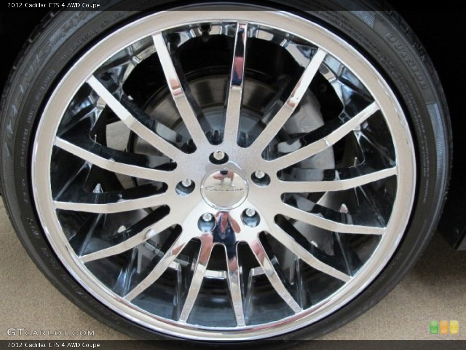 2012 Cadillac CTS Custom Wheel and Tire Photo #69199858