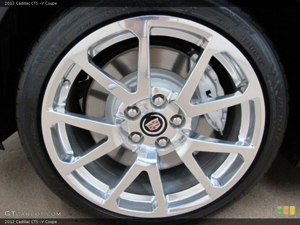 2012 Cadillac CTS -V Coupe Wheel and Tire Photo #69200266