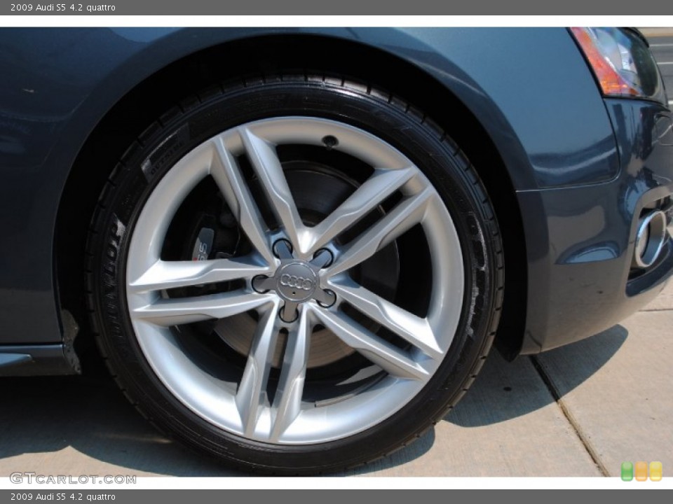 2009 Audi S5 4.2 quattro Wheel and Tire Photo #69210938