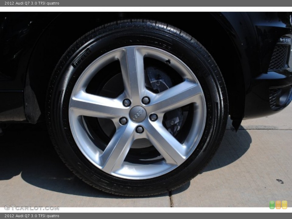 2012 Audi Q7 3.0 TFSI quattro Wheel and Tire Photo #69211220