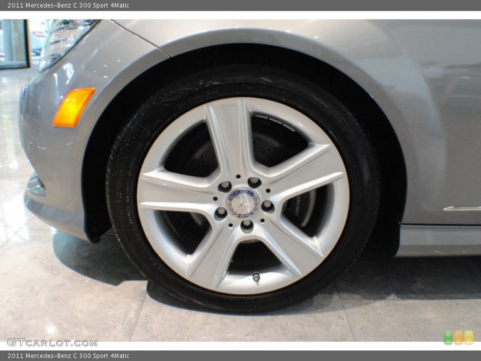 2011 Mercedes-Benz C 300 Sport 4Matic Wheel and Tire Photo #69217458