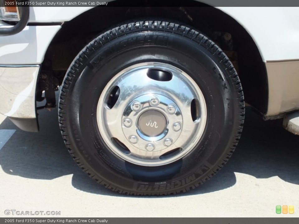 2005 Ford F350 Super Duty King Ranch Crew Cab Dually Wheel and Tire Photo #69218328