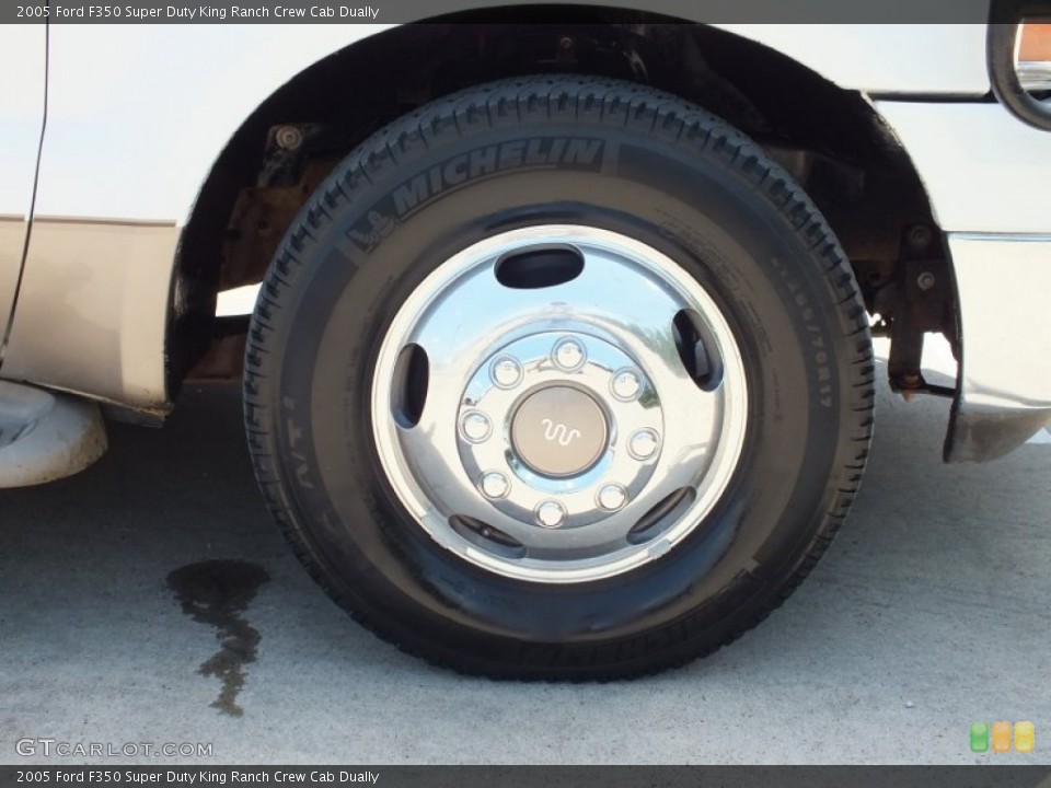 2005 Ford F350 Super Duty King Ranch Crew Cab Dually Wheel and Tire Photo #69218355