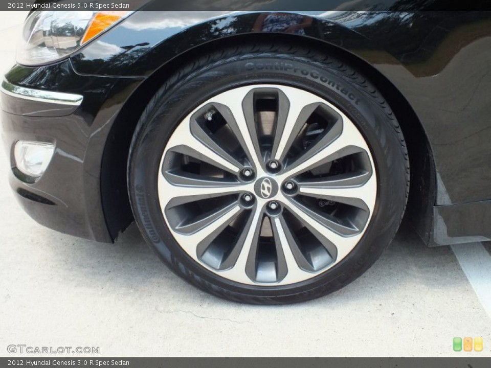 2012 Hyundai Genesis 5.0 R Spec Sedan Wheel and Tire Photo #69218847