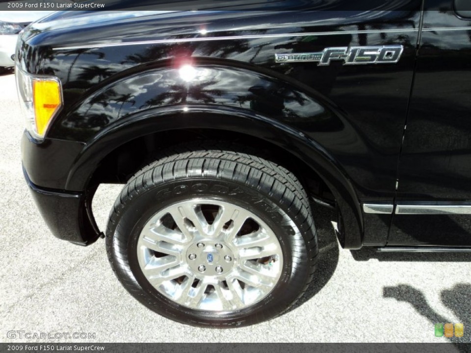 2009 Ford F150 Lariat SuperCrew Wheel and Tire Photo #69221229