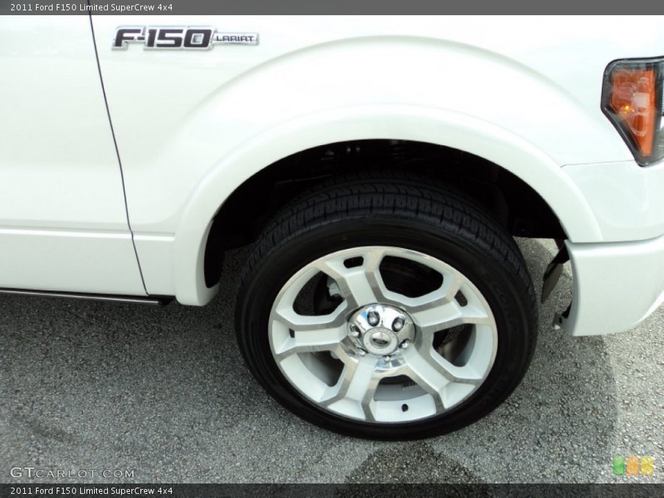 2011 Ford F150 Limited SuperCrew 4x4 Wheel and Tire Photo #69221763