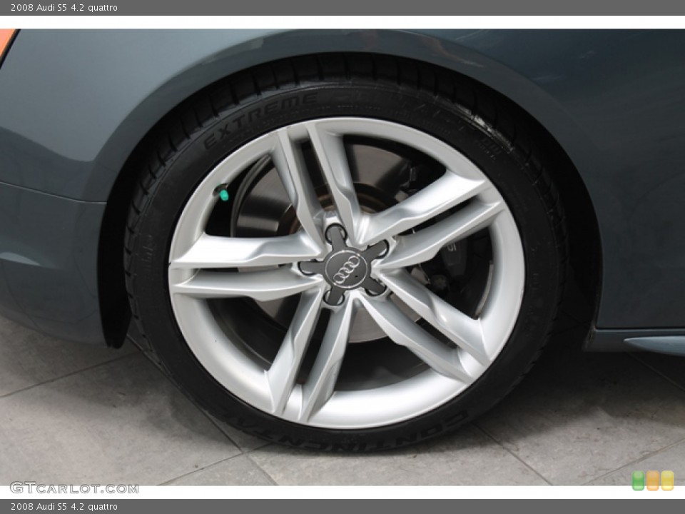 2008 Audi S5 4.2 quattro Wheel and Tire Photo #69243210