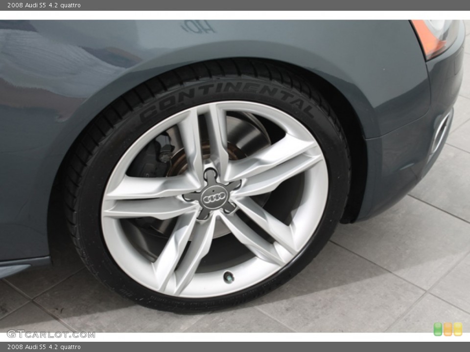 2008 Audi S5 4.2 quattro Wheel and Tire Photo #69243231