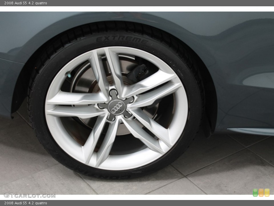 2008 Audi S5 4.2 quattro Wheel and Tire Photo #69243240