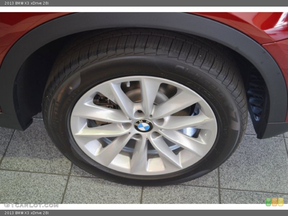 2013 BMW X3 xDrive 28i Wheel and Tire Photo #69251421