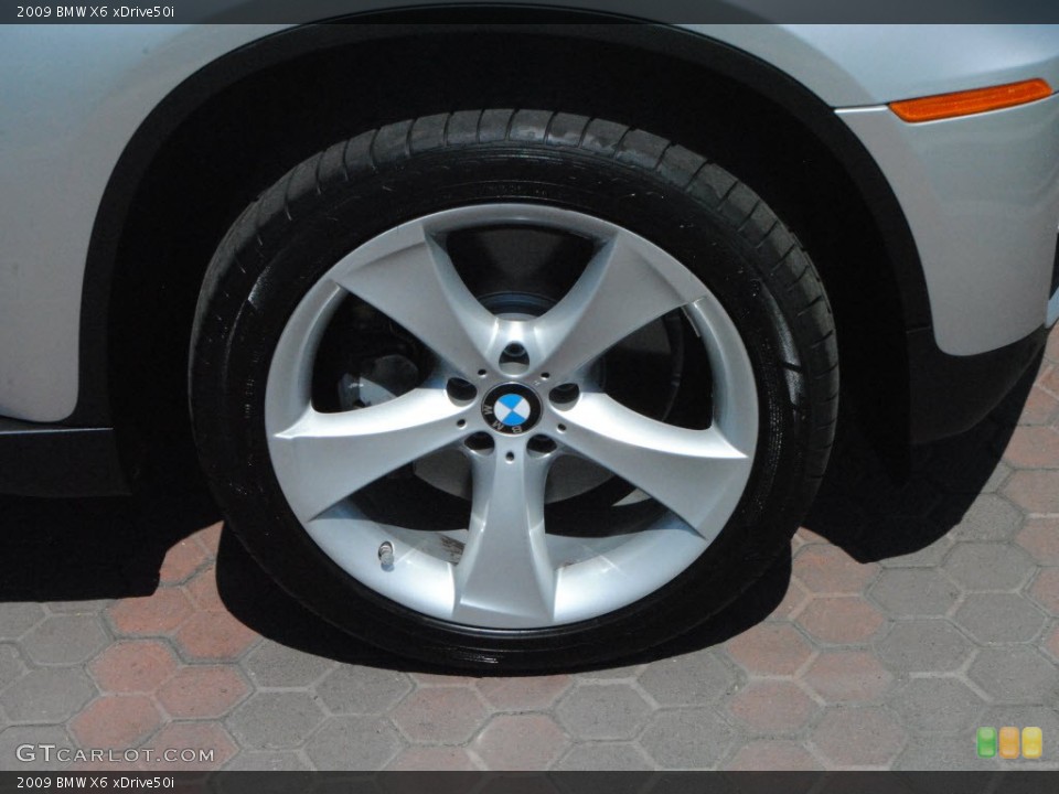 2009 BMW X6 xDrive50i Wheel and Tire Photo #69253813