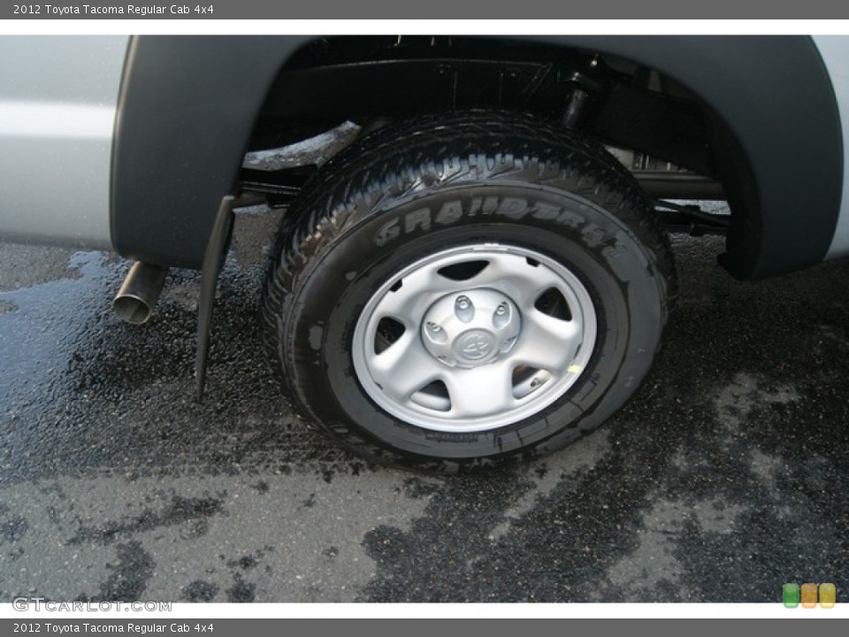 2012 Toyota Tacoma Regular Cab 4x4 Wheel and Tire Photo #69261339