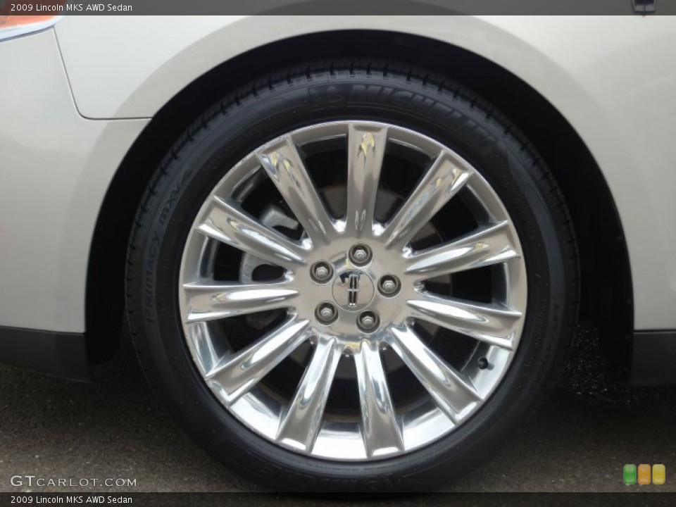 2009 Lincoln MKS AWD Sedan Wheel and Tire Photo #69264504