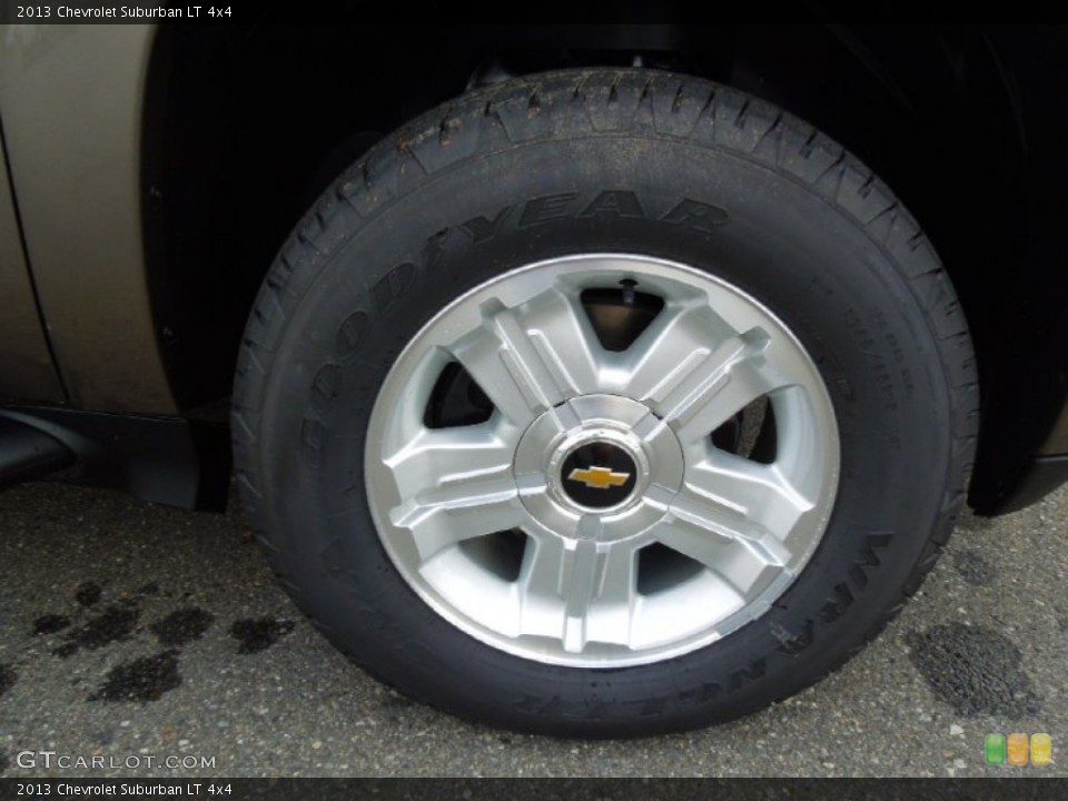 2013 Chevrolet Suburban LT 4x4 Wheel and Tire Photo #69269139