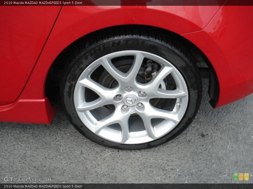 2010 Mazda MAZDA3 MAZDASPEED3 Sport 5 Door Wheel and Tire Photo #69275475