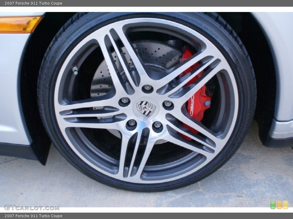 2007 Porsche 911 Turbo Coupe Wheel and Tire Photo #69280674