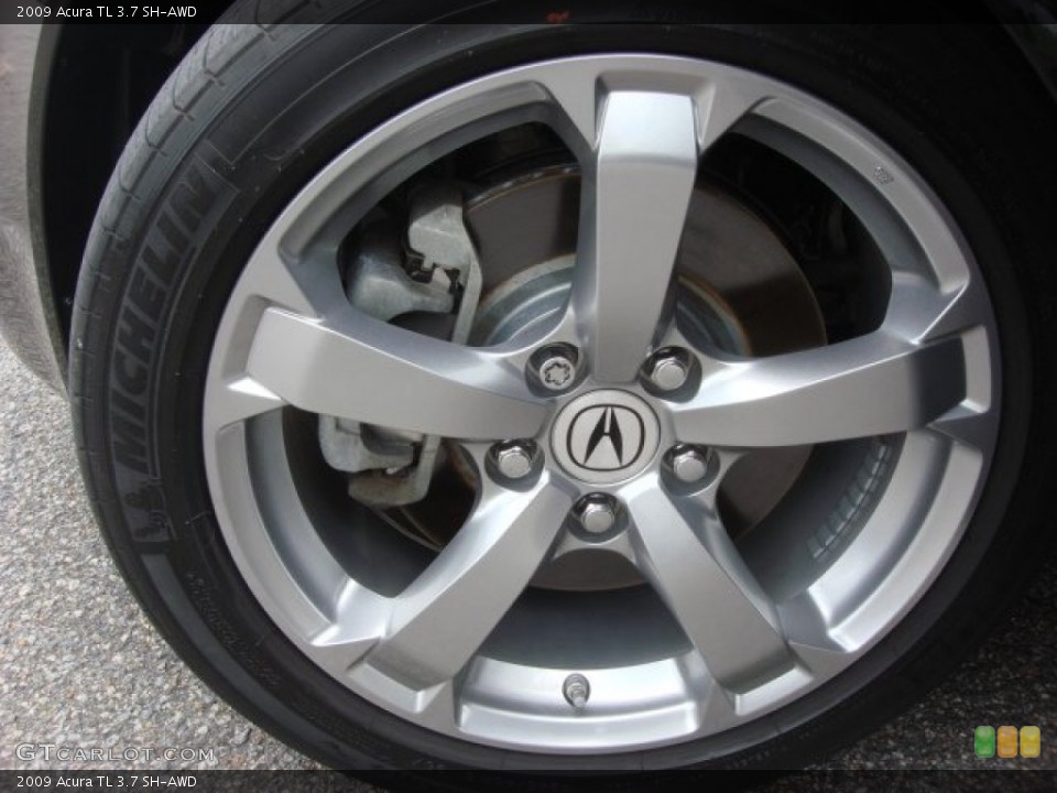 2009 Acura TL 3.7 SH-AWD Wheel and Tire Photo #69287025