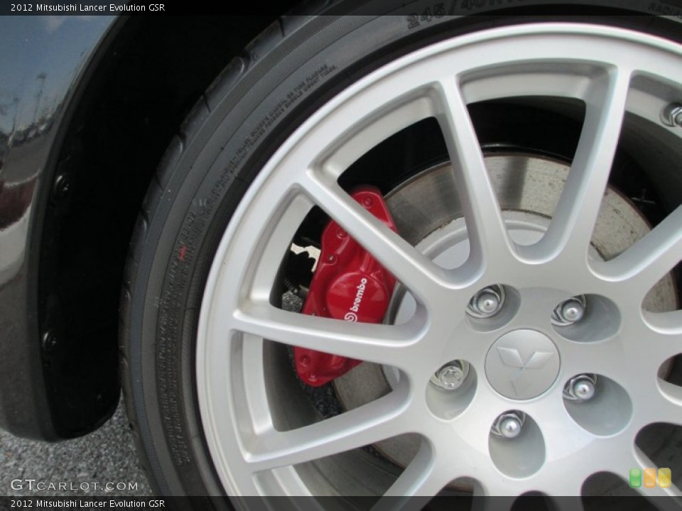 2012 Mitsubishi Lancer Evolution GSR Wheel and Tire Photo #69287454