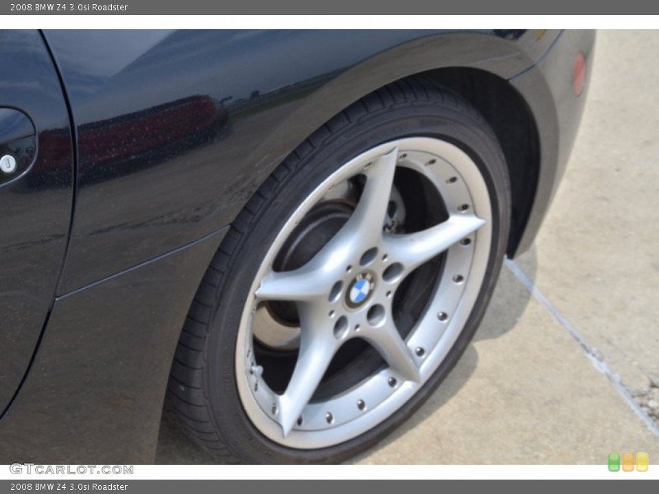 2008 BMW Z4 3.0si Roadster Wheel and Tire Photo #69298764