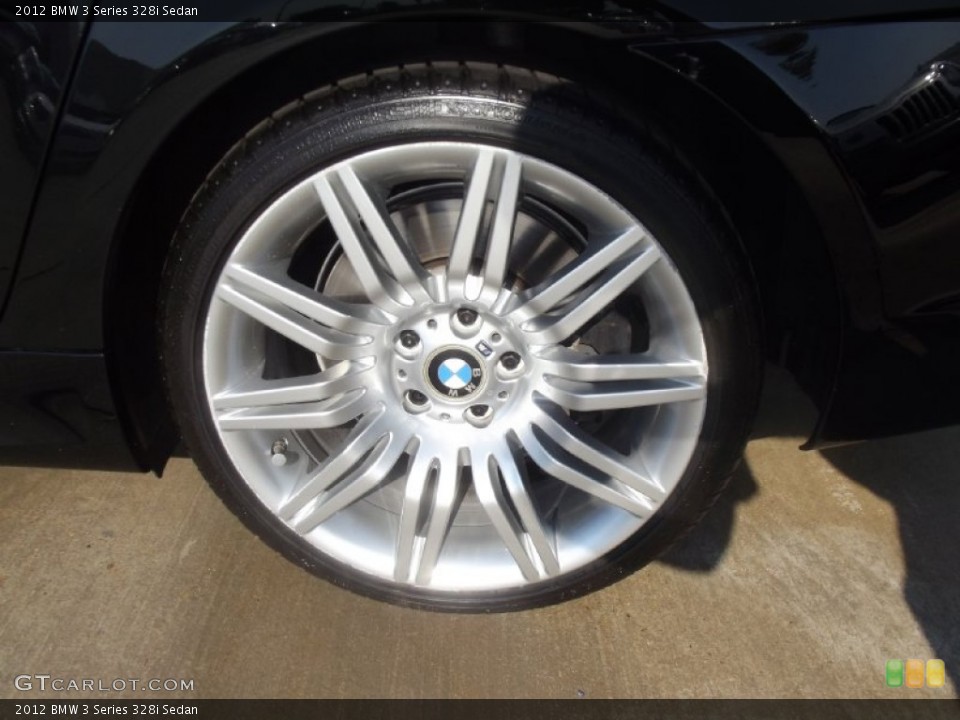 2012 BMW 3 Series 328i Sedan Wheel and Tire Photo #69304775