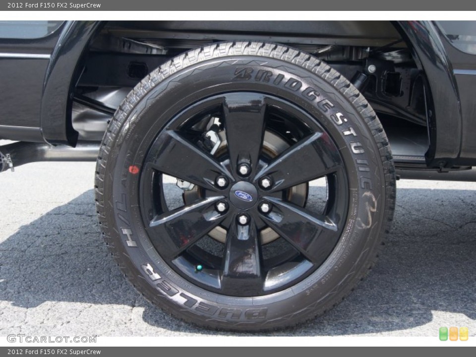 2012 Ford F150 FX2 SuperCrew Wheel and Tire Photo #69311619