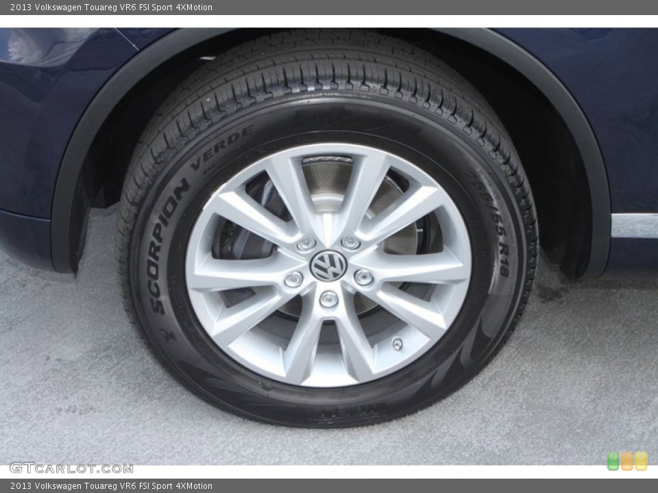 2013 Volkswagen Touareg VR6 FSI Sport 4XMotion Wheel and Tire Photo #69315483