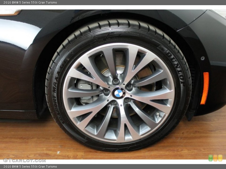 2010 BMW 5 Series 550i Gran Turismo Wheel and Tire Photo #69321515
