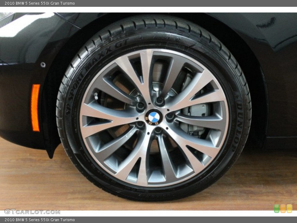 2010 BMW 5 Series 550i Gran Turismo Wheel and Tire Photo #69321534