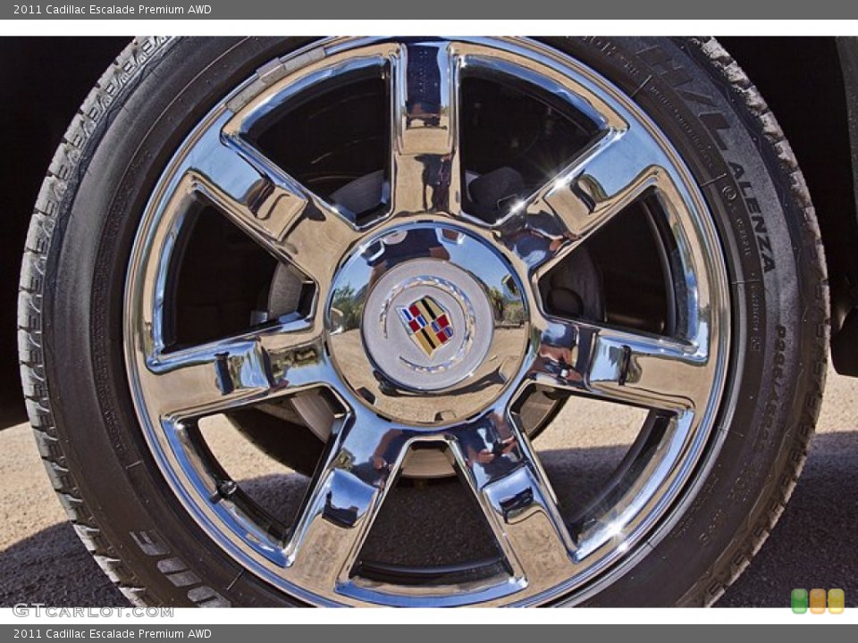 2011 Cadillac Escalade Premium AWD Wheel and Tire Photo #69325089