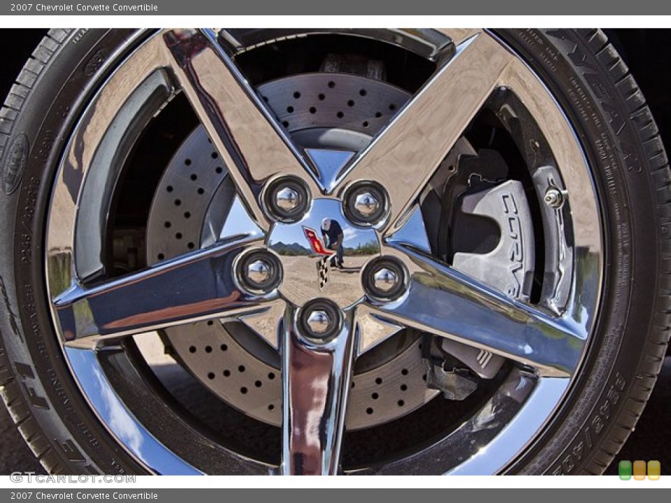 2007 Chevrolet Corvette Convertible Wheel and Tire Photo #69325359