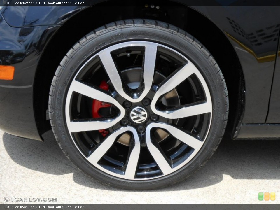 2013 Volkswagen GTI 4 Door Autobahn Edition Wheel and Tire Photo #69325668